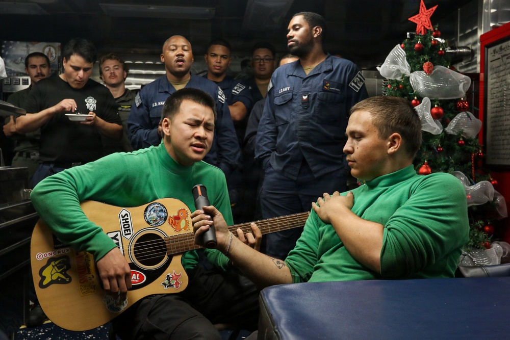 Frank E. Petersen Jr. hosts MWR talent show