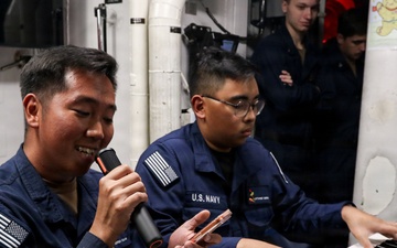 Frank E. Petersen Jr. hosts MWR talent show