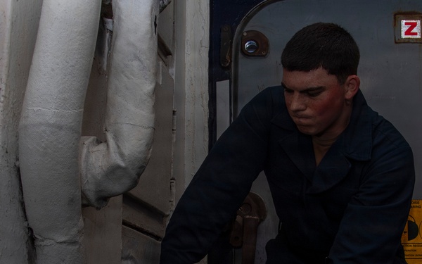 Abraham Lincoln conducts routine operations