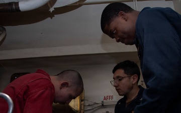 Abraham Lincoln conducts routine operations