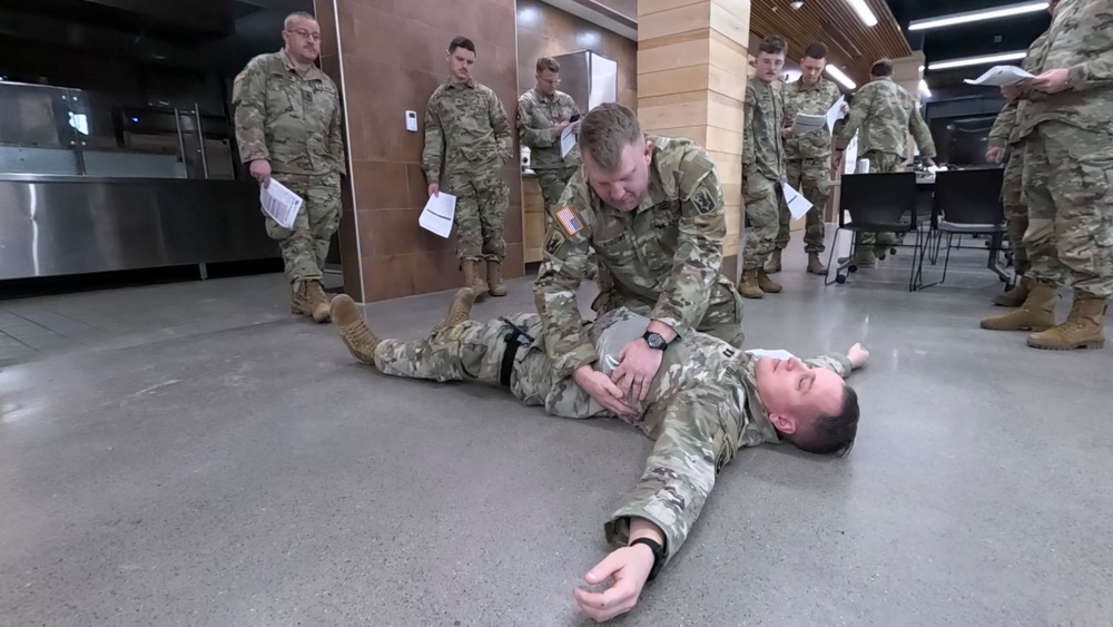 86th IBCT (MTN) Conducts Basic First-Aid Course