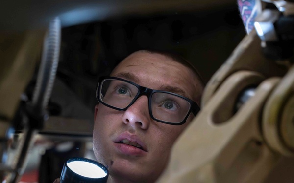 Abraham Lincoln conducts routine operations.