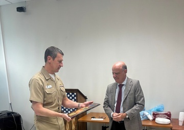 PWD Sigonella honors Joe Fiorenza during his retirement ceremony