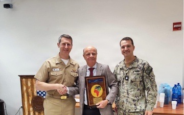 PWD Sigonella honors Joe Fiorenza during his retirement ceremony