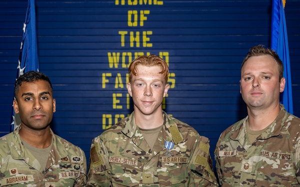 822nd BDS Airman honored for heroic role in fugitive capture