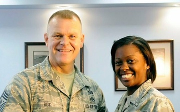 Experience to impact: Former NCO’s persistence leads to commissioning as security forces officer