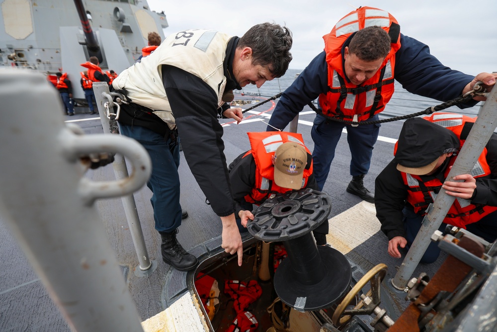 USS Mason (DDG 87) Conducts Exercises During Group Sail 2025