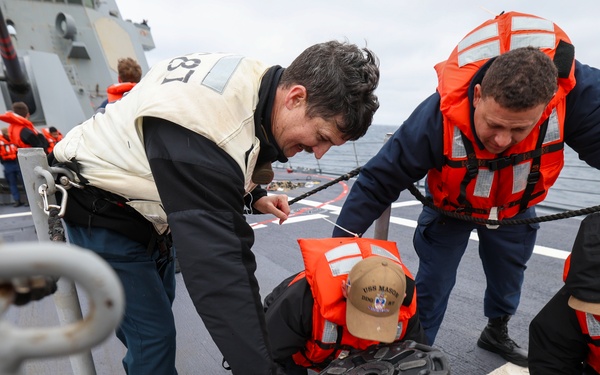 USS Mason (DDG 87) Conducts Exercises During Group Sail 2025