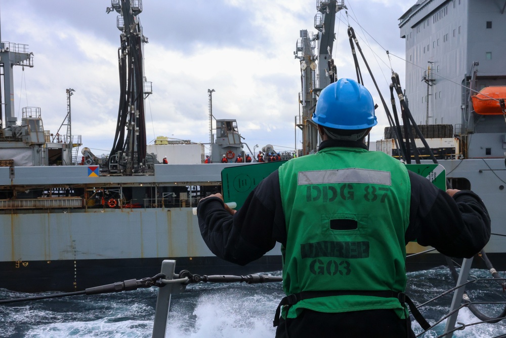 USS Mason (DDG 87) Conducts Exercises During Group Sail 2025