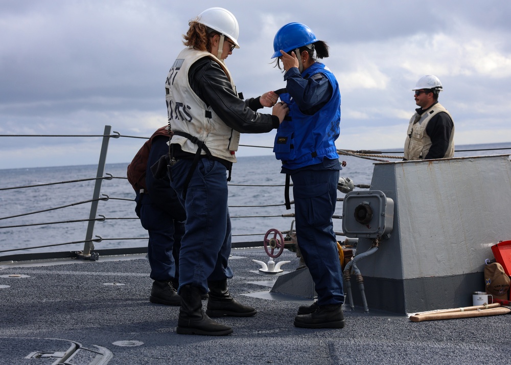 USS Mason (DDG 87) Conducts Exercises During Group Sail 2025