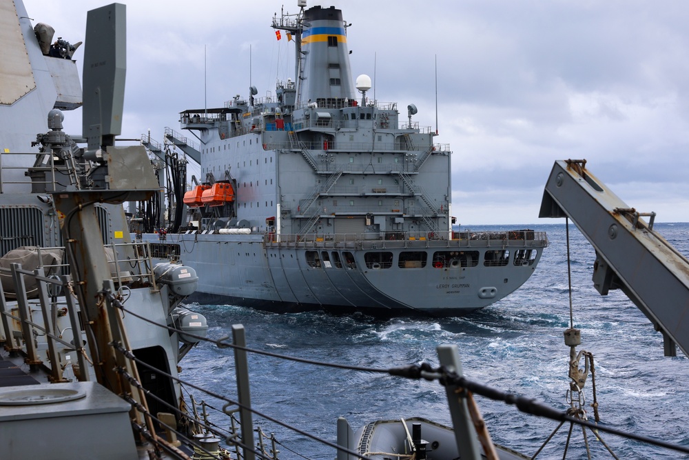 USS Mason (DDG 87) Conducts Exercises During Group Sail 2025
