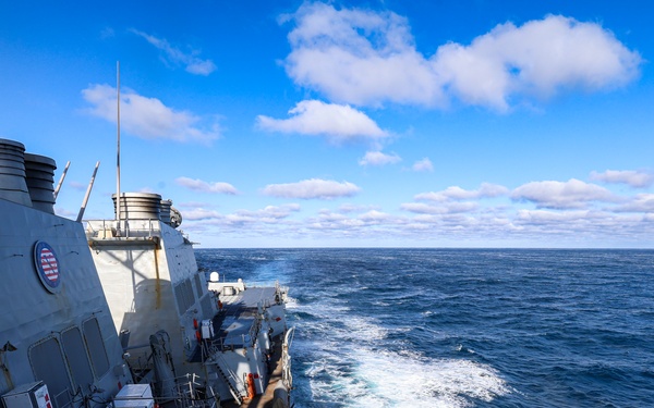 USS Mason (DDG 87) Conducts Exercises During Group Sail 2025