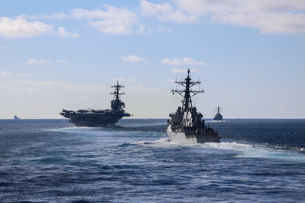 USS Mason (DDG 87) Conducts Exercises During Group Sail 2025