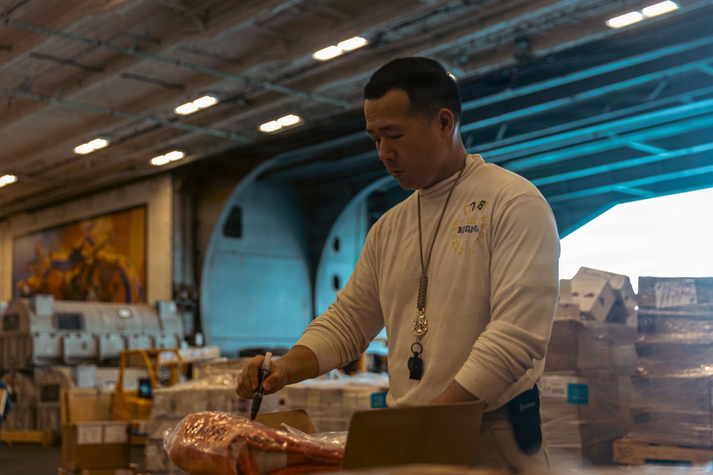 USS Gerald R. Ford (CVN 78) Replenishment-at-Sea Operations