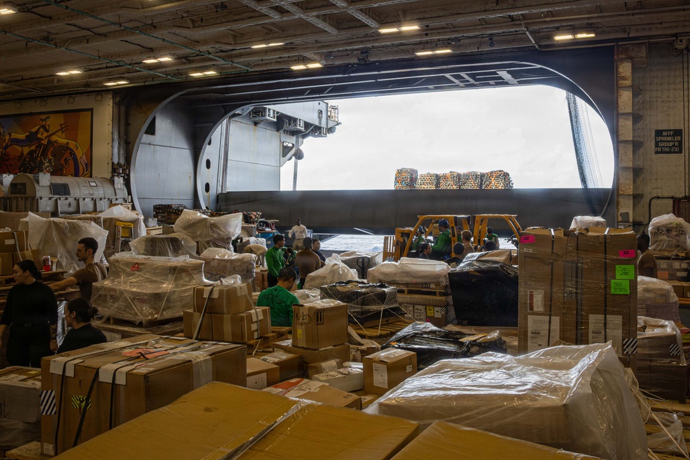 USS Gerald R. Ford (CVN 78) Replenishment-at-Sea Operations