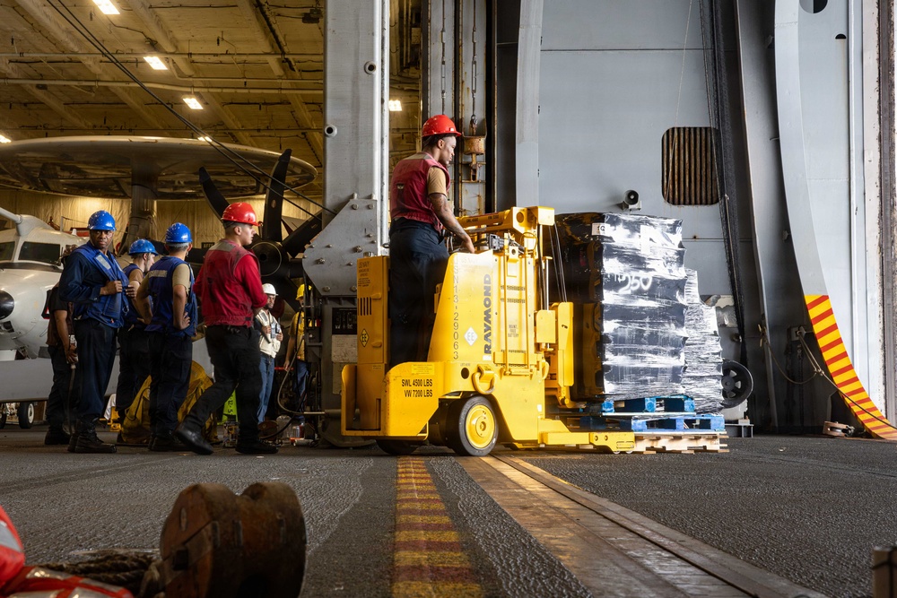 USS Gerald R. Ford (CVN 78) Replenishment-at-Sea Operations