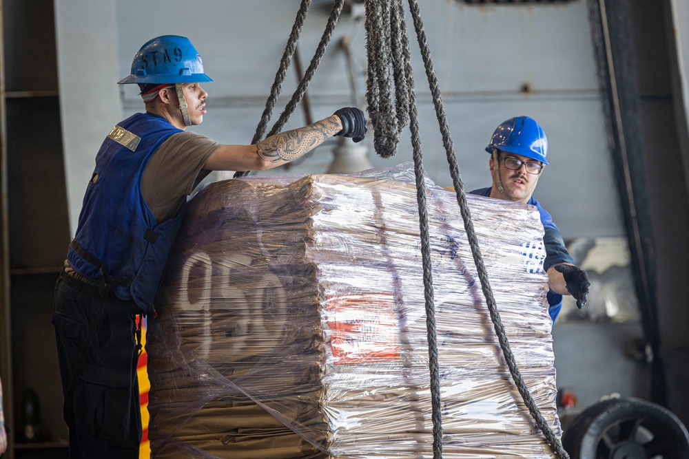 USS Gerald R. Ford (CVN 78) Replenishment-at-Sea Operations