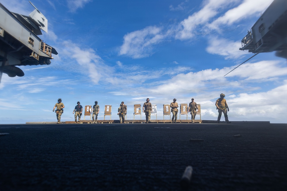 USS Gerald R. Ford (CVN 78) Small Arms Qualification