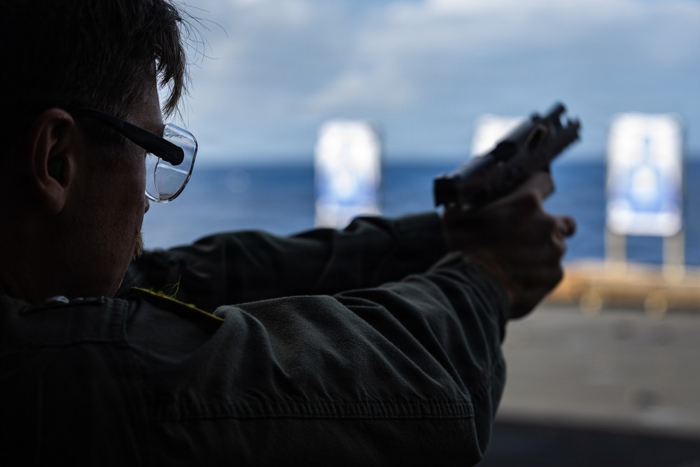 USS Gerald R. Ford (CVN 78) Small Arms Qualification