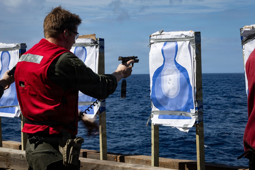 USS Gerald R. Ford (CVN 78) Small Arms Qualification