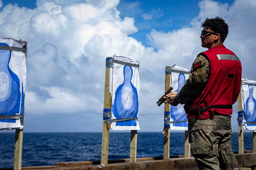 USS Gerald R. Ford (CVN 78) Small Arms Qualification