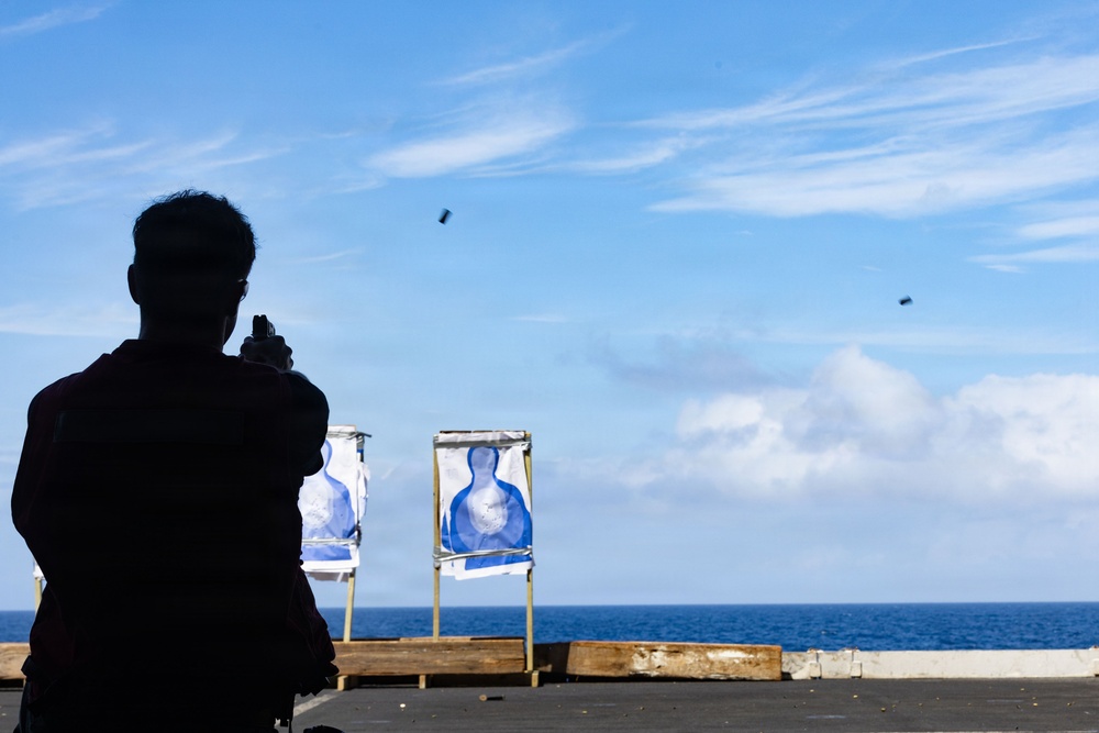 USS Gerald R. Ford (CVN 78) Small Arms Qualification