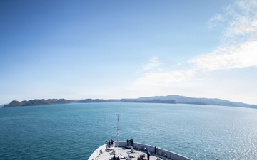 USS San Diego (LPD 22) Returns to Sasebo