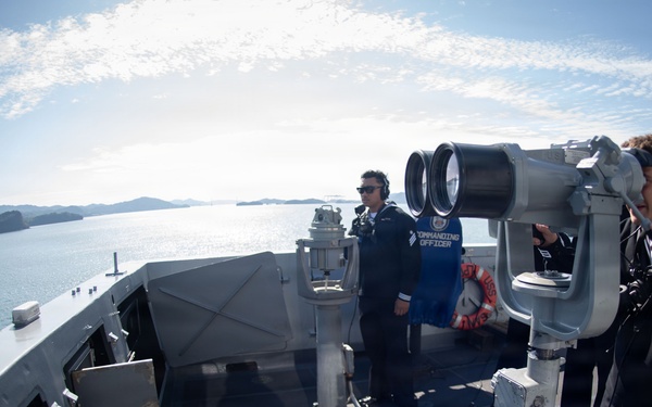 USS San Diego (LPD 22) Returns to Sasebo