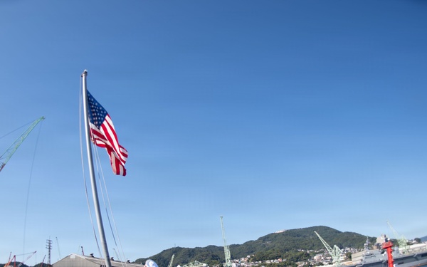 USS San Diego (LPD 22) Returns to Sasebo