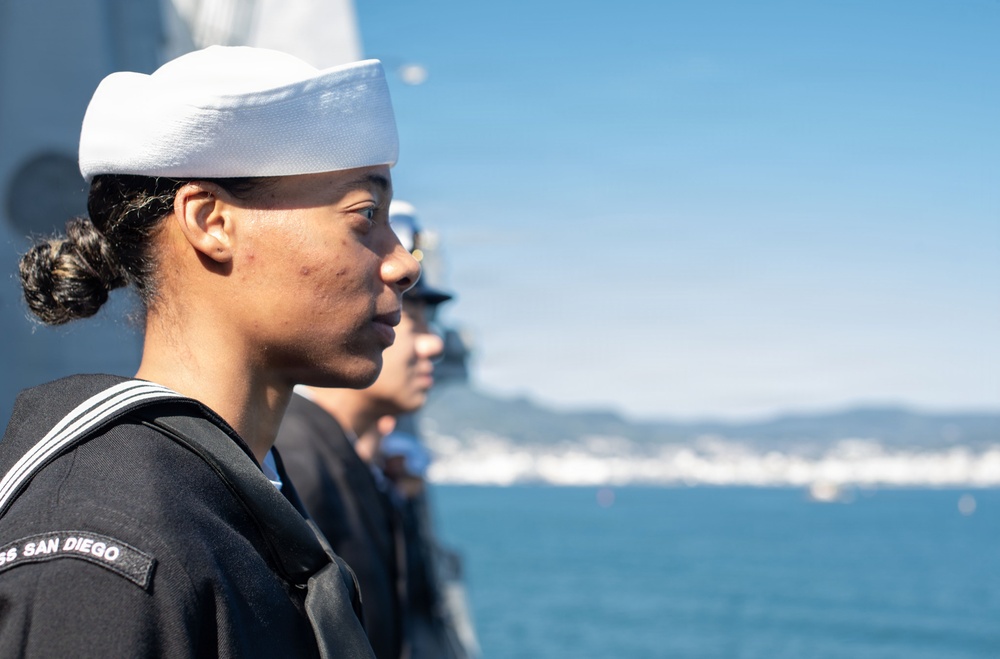 USS San Diego (LPD 22) Returns to Homeport