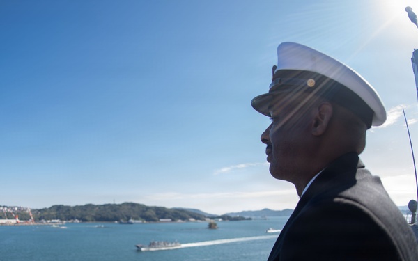 USS San Diego (LPD 22) Returns to Sasebo