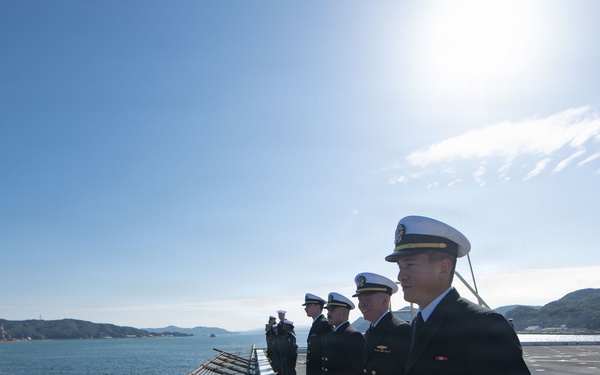 USS San Diego (LPD 22) Returns to Sasebo