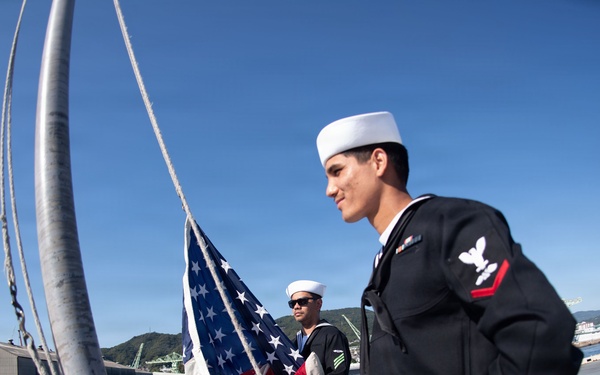 USS San Diego (LPD 22) Returns to Sasebo
