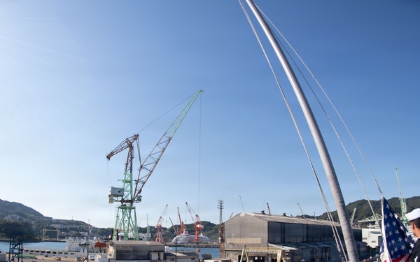 USS San Diego (LPD 22) Returns to Sasebo