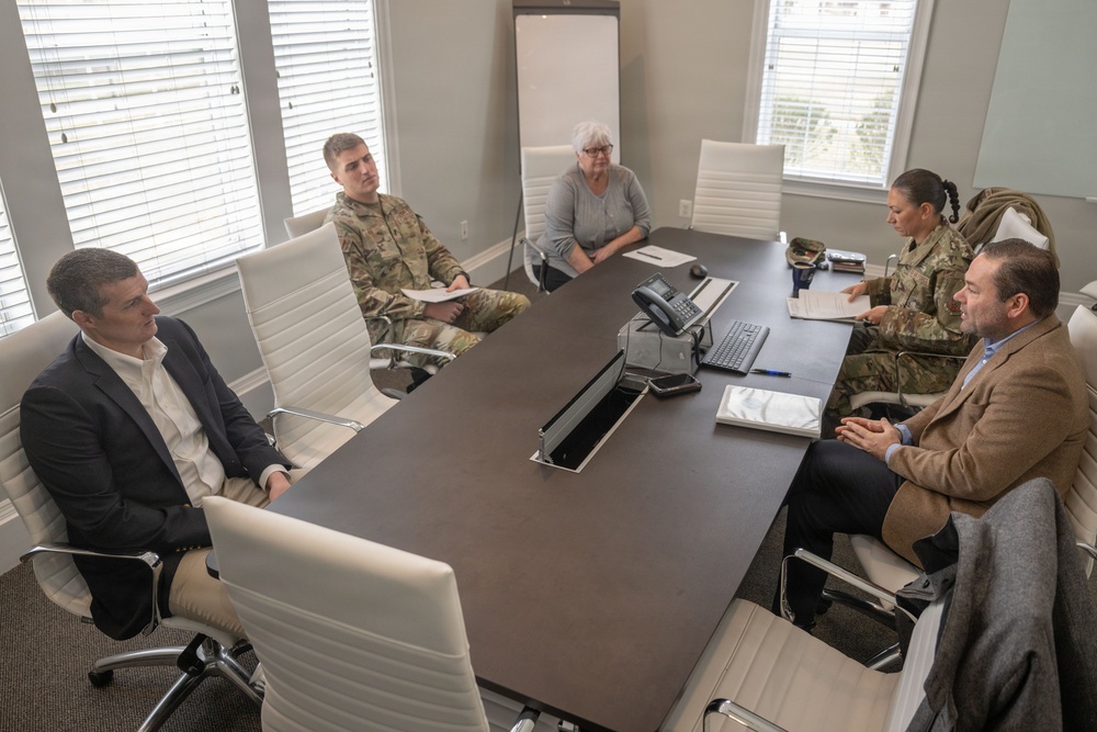 Deputy Assistant Secretary of War for Housing visits JBA