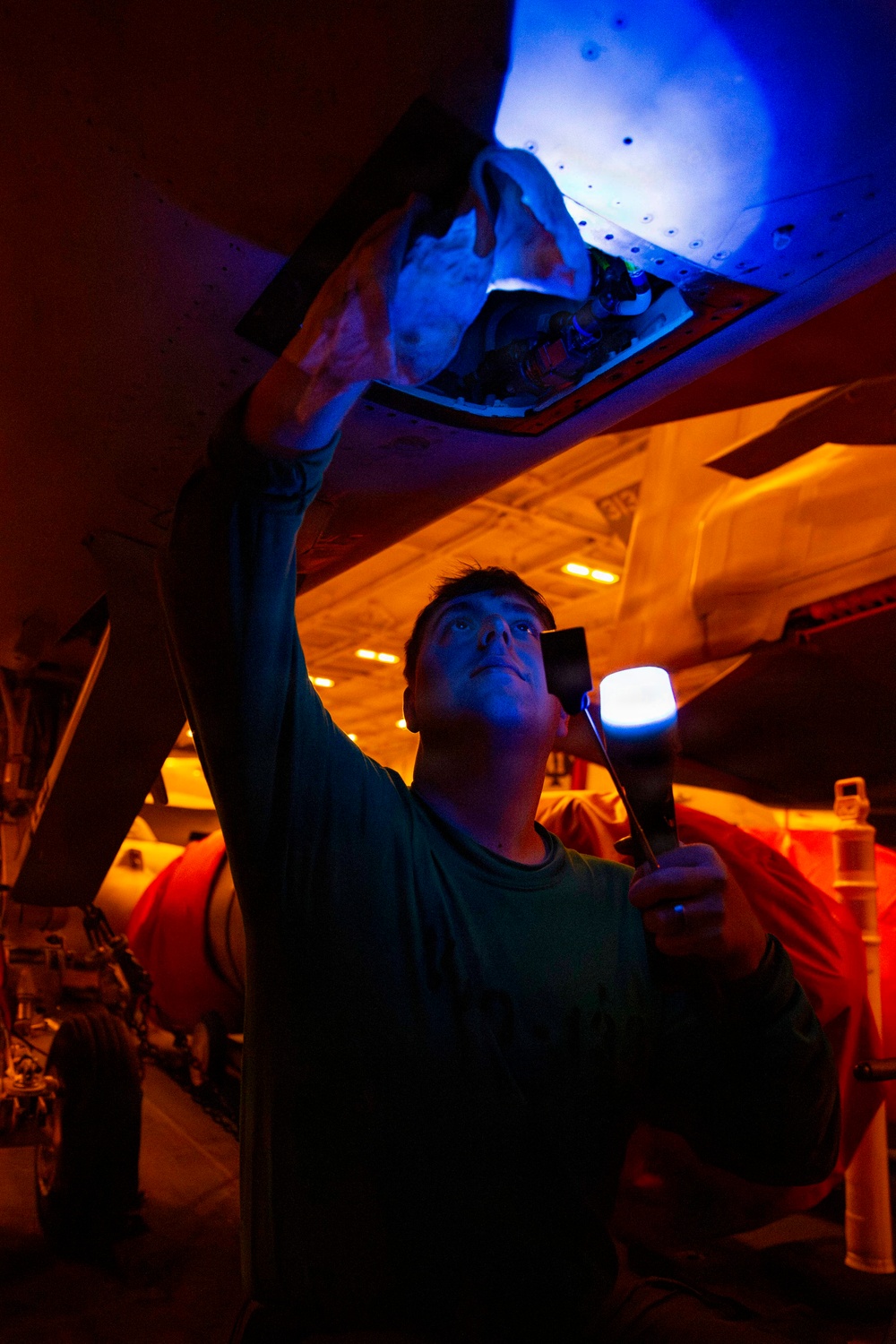 Abraham Lincoln conducts routine operations