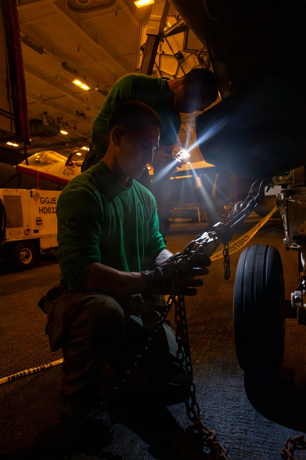 Abraham Lincoln conducts routine operations