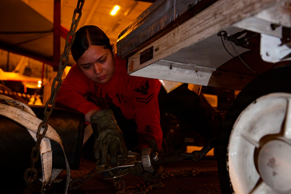 Abraham Lincoln conducts routine operations