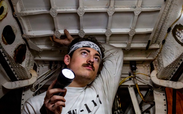 Abraham Lincoln conducts routine operations