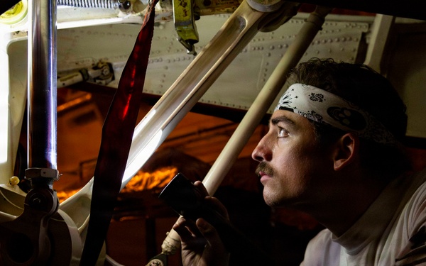 Abraham Lincoln conducts routine operations