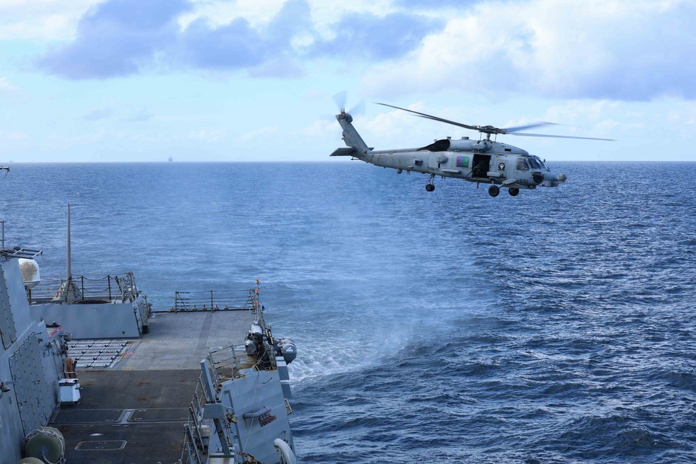 USS Thomas Hudner (DDG 116) Flight Operations