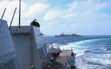 USS Thomas Hudner (DDG 116) Replenishment-at-sea