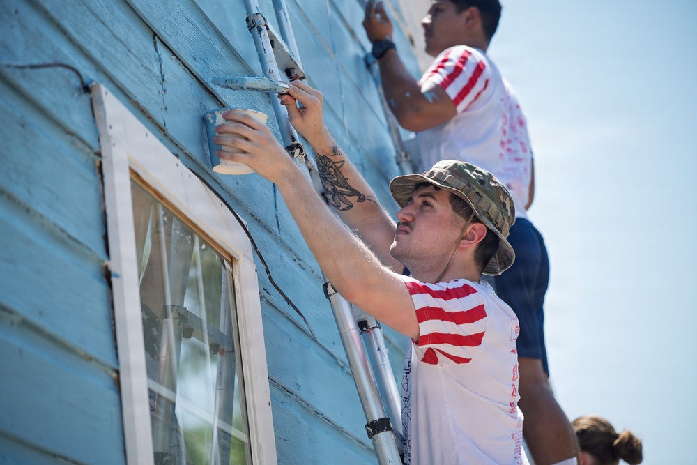 Boots on the Ground: Dyess Airmen Serve Abilene with the We Care Team