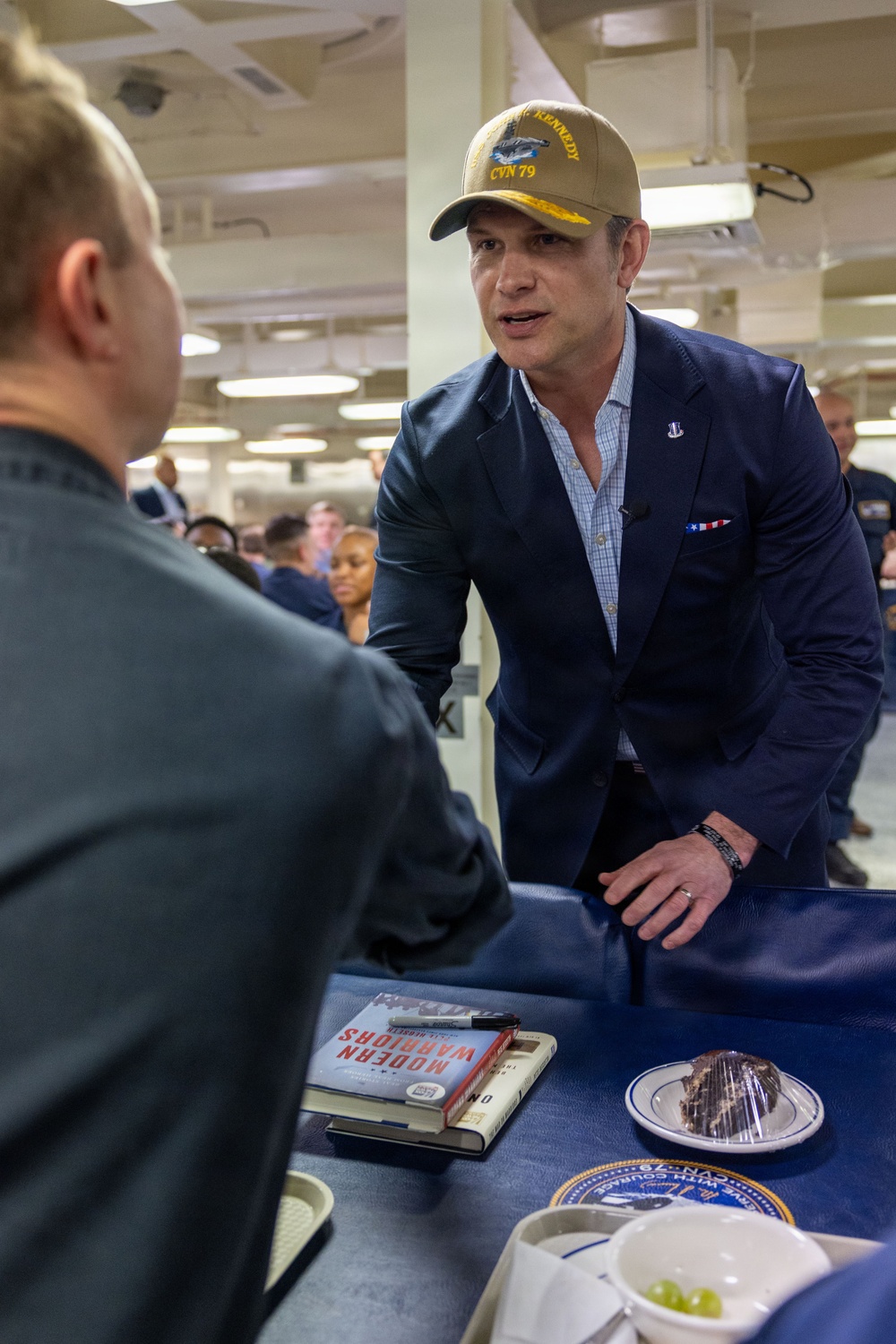 SECWAR visit PCU John F. Kennedy (CVN 79)