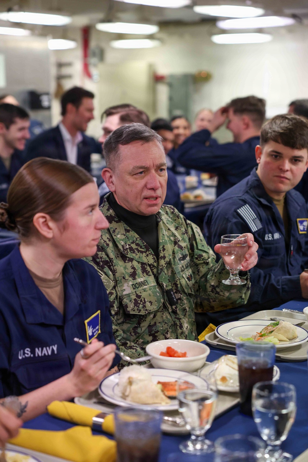 Commander, NAVSEA visits PCU John F. Kennedy (CVN 79)