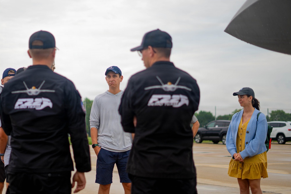 F-22 Raptor Aerial Demonstration Team performs at EAA Air Venture Oshkosh 2025