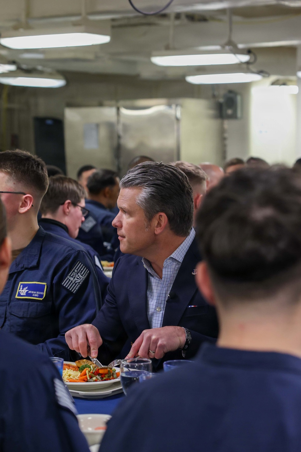 SECWAR visits PCU John F. Kennedy (CVN 79)