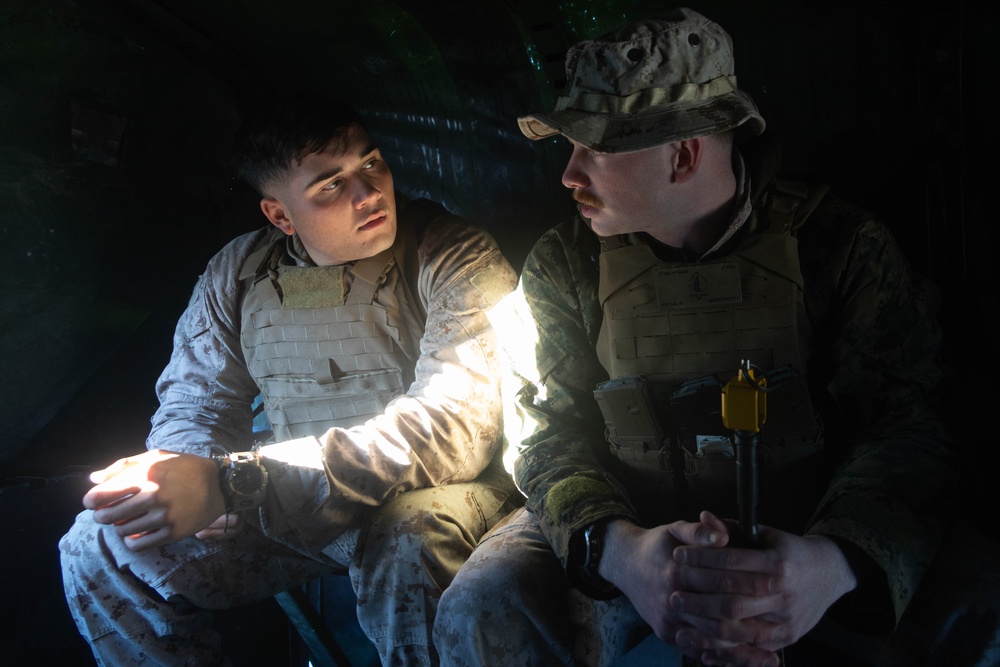 1st Bn., 1st Marines rehearse for boat raid