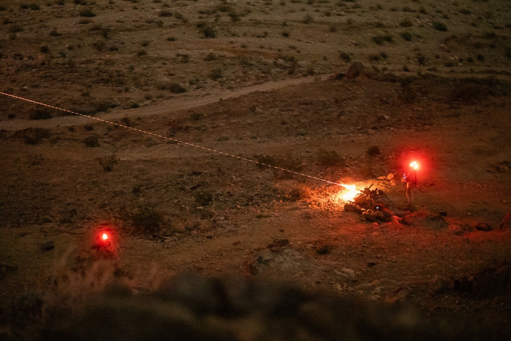 2nd Bn., 4th Marines conduct night live-fire range during SLTE