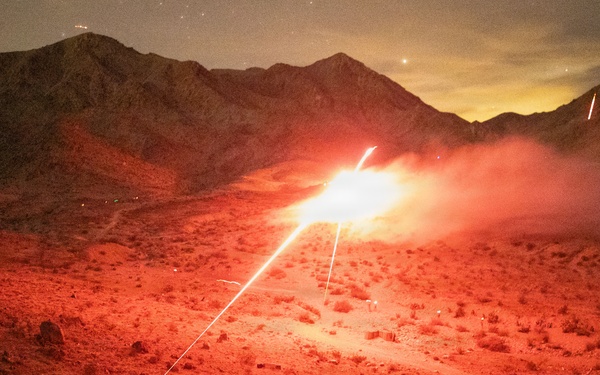 2nd Bn., 4th Marines conduct night live-fire range during SLTE